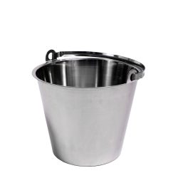 RENNER Eimer aus Edelstahl, 10 Liter