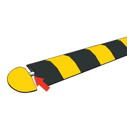 Richtstange zu Fahrbahnschwelle, bis max. 20 km/h Richtgeschwindigkeit, Rohr-Ø 27 mm, pro 1 Meter Moravia