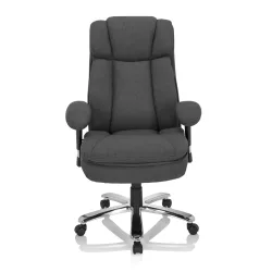 hjh OFFICE Schwerlaststuhl / Büro BUILDER XXL I Stoff, dunkelgrau