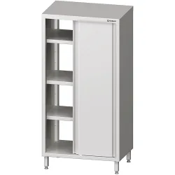 Stalgast Durchreiche-Hochschrank mit Schiebetüren, 1100x500x1800 mm, verschweisst