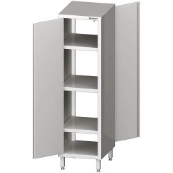 Stalgast Durchreiche-Hochschrank mit Flügeltüren, 400x500x1800 mm, verschweisst