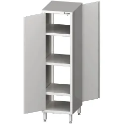 Stalgast Durchreiche-Hochschrank mit Flügeltüren, 400x700x1800 mm, verschweisst