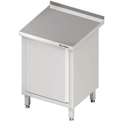 Stalgast Arbeitsschrank mit Flügeltür, 450x700x850 mm, mit Aufkantung, verschweisst