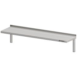 Stalgast Wandbord mit Winkelkonsolen, 800x300x250 mm, verschweisst