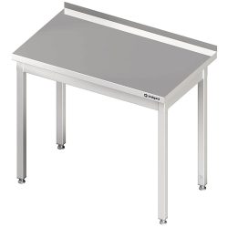 Stalgast Arbeitstisch ohne Grundboden, 900x600x850 mm, ohne Verstrebung, mit Aufkantung, verschweisst