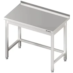 Stalgast Arbeitstisch ohne Grundboden, 1900x600x850 mm, mit Verstrebung, mit Aufkantung, verschweisst