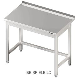 Stalgast Arbeitstisch ohne Grundboden, 1600x700x850 mm, mit Verstrebung, ohne Aufkantung, verschweisst
