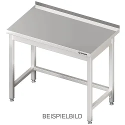 Stalgast Arbeitstisch ohne Grundboden, 800x700x850 mm, mit Verstrebung, ohne Aufkantung, verschweisst