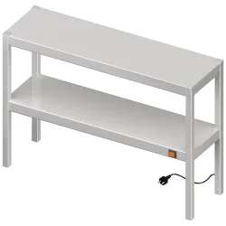 Stalgast Wärmebrücke 2-etagig 1000x300x700 mm mit Keramik-Infrarot-Strahlern