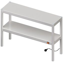 Stalgast Wärmebrücke 2-etagig 1900x300x700 mm mit Keramik-Infrarot-Strahlern