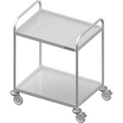 Stalgast Servierwagen mit zwei Böden, 800x600x950 mm, verschweisst