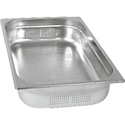 Stalgast Gastronormbehälter Serie STANDARD, GN 1/1 (100mm), perforiert