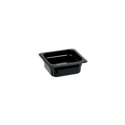 Stalgast Gastronormbehälter, Polycarbonat, schwarz, GN 1/6 (65 mm)