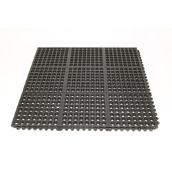 COBA Anti-Ermüdungsmatte Fatigue Step Grit Top, Nitril, BxL 900 x 900 mm