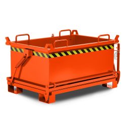 RR-Industrietechnik® Klappbodenbehälter Typ RBB, Volumen 0,75 m³, RAL 2004 reinorange
