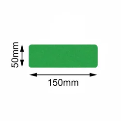 Mehlhose Bodenmarkierer Safety Rechteck, grün, 50 x 150 mm, 10 Stk/VE