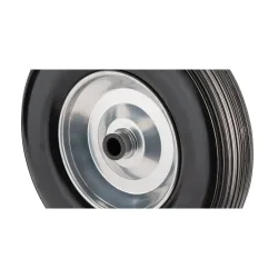 BS ROLLEN Polyurethan-Rad, pannensicher, Rillenprofil, Rollenlager, Ø x Breite 200 x 50 mm, TK 75 kg