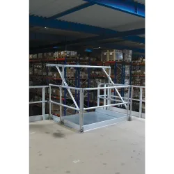 Kee Safety Palettenschleuse Typ D, für Masse 1,40 x 1,90 m, Höhe max. 1,60 m