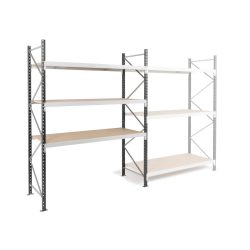 ManOrga Weitspannregal, mit Spanplatten, GF, FL 710 kg, HxBxT 3.000 x 2.250 x 800 mm