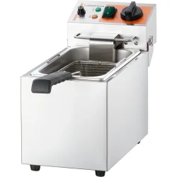 CATERINA Stalgast Fritteuse, 5 Liter, 290x430x265 mm (BxTxH), 3 kW 230 V