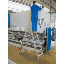 Alu-Stufendoppelleiter, 2 x 10 Stufen