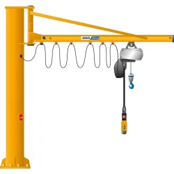 ABUS Schwenkkran LS, Säulenausführung, Dübelplatte, 270° Schwenkbereich, Ausladung 3 m, TK 1.000 kg