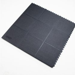 Stecksystem, Cushion Ease Solid? ESD NITRILE FR, LxBxH 910 x 910 x 19 mm, geschlossen, schwarz NOTRAX