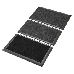 Desinfizierende Eingangsmatte Sani-Master?, HxLxB 19 x 2000 x 914 mm, anthrazit / schwarz NOTRAX