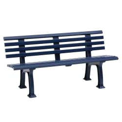 Blome, Gartenbank, 3-Sitzer, L 1500 mm, blau