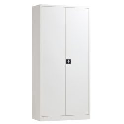 CEHA Flügeltürenschrank HF-ST, 5 OH, HxBxT 1.950 x 920 x 420 mm, verzinkte Fachböden, lichtgrau