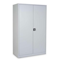 CEHA Flügeltürenschrank HF-ST, 5 OH, HxBxT 1.950 x 1.200 x 420 mm, pulverbeschichtete Fachböden, lichtgrau
