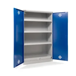 Steinbock® Chemikalienschrank, 4 Bodenauffangwannen nach StawaR, HxBxT 1.950 x 1.200 x 500 mm