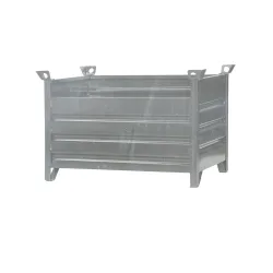 Eichinger® Vollwand-Stapelpalette, 1500 kg, LxBxH 1500x1000x750 mm, feuerverzinkt