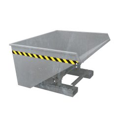 Eichinger® Schwerlast-Kippbehälter mit Abrollkufen, 1500 kg, 1250 Liter, feuerverzinkt