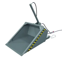 Eichinger® Schaufel mit hydraulischer Kippvorrichtung, 1000 kg, 1000 Liter, anthrazitgrau