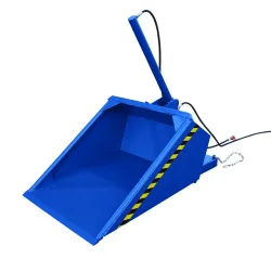 Eichinger® Schaufel mit hydraulischer Kippvorrichtung, 1500 kg, 1250 Liter enzianblau