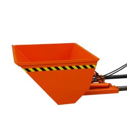 Eichinger® Ladeschaufel mit hydraulischer Kippvorrichtung, 2000 kg, 1000 Liter reinorange