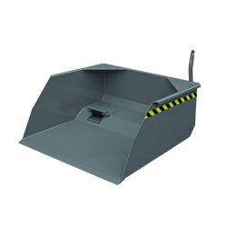 Eichinger® Schaufel mit Staplergabel-Durchschub, 3000 kg, 750 Liter anthrazitgrau