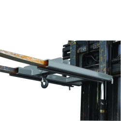 Stapler-Aufsatz mit Lasthaken, für 2 Zinken, Tragfähigkeit 5000 kg, grau Eichinger