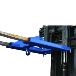 Stapler-Aufsatz mit Lasthaken, für 2 Zinken, Tragfähigkeit 5000 kg, blau Eichinger