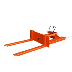 Eichinger® Behälterkipper hydraulisch für Behälter mit Staplerschuhen, 1500 kg, reinorange