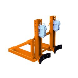 Eichinger® Fassgreifer, 2 x Fässer, reinorange
