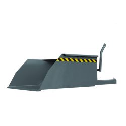 Eichinger® Schaufel mit geschlossenen Stapler-Einfahrtaschen, 2000 kg, 400 Liter anthrazitgrau