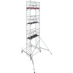 Alu-Fahrgerüst Stabilo Serie 100, 200 kg/m², TÜV-geprüft, gebremste Rollen, B 750 x T 2000 x H 8500 mm