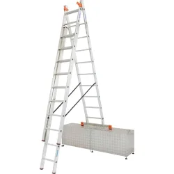 KRAUSE® MONTO Vielzweckleiter Tribilo Treppe 3x10 Sprossen