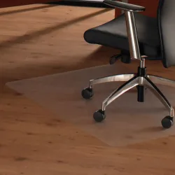 hjh OFFICE Bodenschutzmatte ULTIMAT II 120 x 90 cm für Hartböden