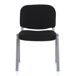hjh OFFICE Besucherstuhl / Konferenzstuhl XT 600 4er Pack silber /schwarz