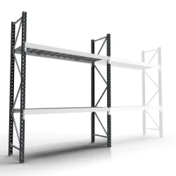 ManOrga Weitspannregal, mit Stahlpaneelen, GF, FL 710 kg, HxBxT 2.000 x 2.250 x 1.000 mm
