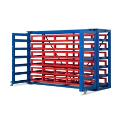 RR-Industrietechnik® Kassetten-Schubfachregal Typ RKS, Fachlast je Schublade bis 2000 kg, 100% ausziehbare Schubladen