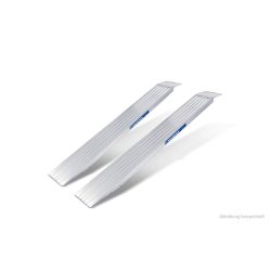 MAUDERER® Klappbare Verladeschienen SuperLeicht COK, für mittelschwere Ladegüter, Tragkraft/Paar 2.200 kg, LxB 1.000 x 250 mm
